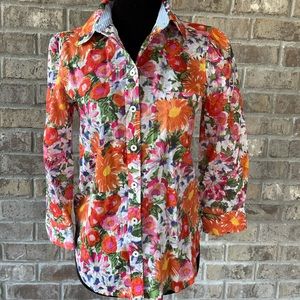 HD aim Paris Designer Floral Blouse